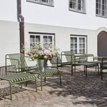 Palissade loungesoffa olivgrön