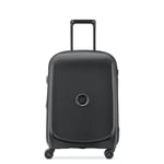 DELSEY PARIS - BELMONT PLUS - Slim Rigid Cabin Suitcase - 55x40x20 cm - 33 liters - S - Black