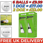Srixon Soft Feel White Golf Balls - 6 Pack - SPEND & SAVE 2 DOZEN FOR £32.00