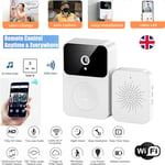 Wireless WiFi Smart Video Doorbell Phone Security Camera Door Bell Ring Intercom