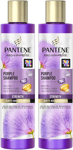 2x Pantene Pro-v Miracles Purple Shampoo 225ml, Strength & AntiBrassiness