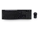 Logitech MK270 Wireless Keyboard and Mouse Combo for Windows, AZERTY Belgian Lay