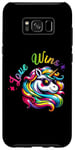 Coque pour Galaxy S8+ Love gagne le mois de la Gay Pride Unicorn Rainbow