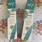 No7 Protect & Perfect Intense ADVANCED Eye Cream 2 x 15ml New BOXED