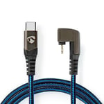 Nedis Flätad USB-Kabel MFI USB-C till Lightning 2m