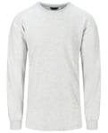 Tufte M Puffin Sweater Light Grey S Komfortabel og supermyk genser