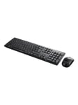 Lenovo 100 Wireless Combo - keyboard and mouse set - English - black - Näppäimistö ja Hiirisetti - Englanti - Musta