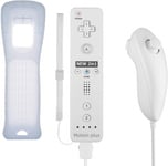 Remote Plus + Nunchuck til Wii-Wii U, Hvit