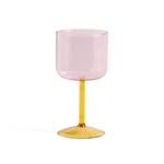 HAY - Tint Wine Glass Set of 2 - Pink and Yellow - Rosa,Gul - Vinglas