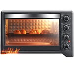 Toaster oven,Oven,Household Multi-Function Electric Oven,Independent Temperature Control,38L Large Capacity,3-Layer Explosion-Proof Glass Door,7 Heating Modes