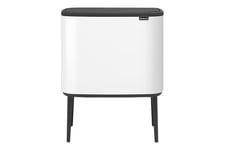 Brabantia Bo Touch Bin - skraldespand - 34 L - vit