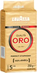 Lavazza QualitÃ  Oro, 100% Arabica Medium Roast Ground Coffee, Pack of 250g