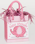 Ballongvikt - Babyshower Pink Elephant