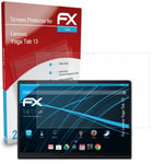 atFoliX 2x Screen Protection Film for Lenovo Yoga Tab 13 Screen Protector clear