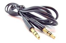 Galaxy A41 Aux Cable, Galaxy A41 Audio Cable, 3.5mm Stereo Premium Auxiliary Aux Audio Cable (BLACK)