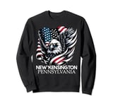 New Kensington Pennsylvania 4th Of July USA American Flag Sweatshirt