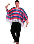 Mexikansk Poncho Unisexkostym