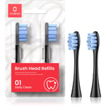 Oclean Brush Head Standard Clean P2S5 toothbrush replacement heads Black 2 pc
