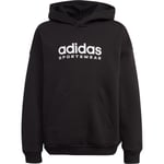 adidas All SZN Hettegenser Barn - Svart - str. 176