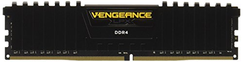 Corsair CMK32GX4M4A2666C16 Vengeance LPX 32 GB (4 x 8 GB) DDR4 2666 MHz C16 XMP 2.0 High Performance Desktop Memory Kit, Black