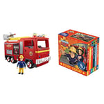 Fireman Sam Electronic Spray and Play Jupiter fire engine, free-wheeling with lights, sounds, water cannon, with figure playset. & : Pocket Library