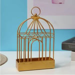 guldvärde Myggmedelsspolhållare, Creative Style Bird Cage Shape Rökelsebrännare