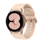 Samsung Galaxy Watch4, montre connectée Bluetooth ronde, Wear OS, montre de fitness, tracker d'activité, 40 mm, or rose avec garantie du fabricant de 36 mois [exclusif sur Amazon]