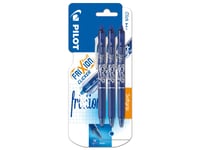 Pilot - FriXion Clicker 0.7 – Blå (3-pack)