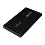 LogiLink Enclosure 2,5 Inch S-SATA HDD USB 3.0 Alu - Boitier externe - 2.5" - SATA 3Gb/s - USB 3.0
