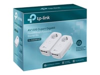 TP-Link TL-PA8030P KIT - Starter Kit - adaptateur CPL 1GbE, HomePlug AV (HPAV), HomePlug AV (HPAV) 2.0 - Branchement mural
