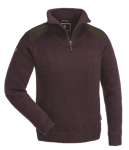Pinewood Hurricane Tröja Dam Dark Burgundy Melange M