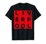 Cool Retro Grunge Vintage look Liverpool shirt gift T-Shirt