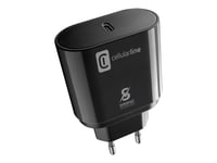 CellularLine 25W Strømadapter Samsung m/kabel USB-C til USB-C