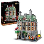 LEGO 76218 Marvel Le Saint des Saints, Kit de Construction de Maquette, Minifigurines Spider-Man et Iron Man, Décoration Avengers, pour Adultes