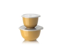 Rosti - NEW Margrethe bowls, Set of 2 + lids - Curry