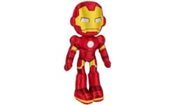 Petite Peluche Iron Man Spidey ET Ses Amis EXTRAORDINAIRES - Peluche Iron Man de 20 cm - des Jouets mettant en scène Les Spideys de Ton Quartier