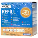 Absodry - Recharge pour absorbeur d'humidité Absodry Big, 3x450 g 205-AD - Everbrand Sweden