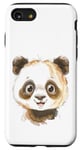 Coque pour iPhone SE (2020) / 7 / 8 Motif panda Happy Fun idéal pour l'école, unique