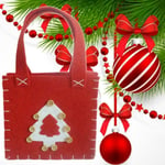 Christmas Tree Candy Gift Bags Cookie Packaging Character B Green 1pcs