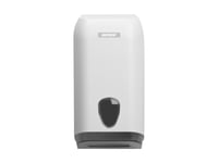 Dispenser Toiletpapir Katrin Løse Ark Plast Hvid,1 Stk