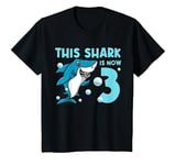 Youth 3rd Birthday This Shark Is Now 3 Year Old Boy Girl T-Shirt