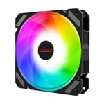Rgb Computer Case Fans 120mm Led Air Cooling Silent Remote Contr A