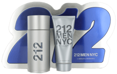 212 Men NYC By Carolina Herrera For men Set: EDT 3.4oz + Shower Gel 3.4oz New