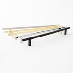 Handtag BB Sweden Hardware Flat Line 290 Mattsvart Aluminium