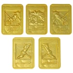 Fanattik Yu-Gi-Oh: Exodia The Forbidden One 24K Gold Plated Ingot Set
