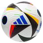 adidas Fotboll FUSSBALLLIEBE Pro EURO 2024 Matchboll - Vit/Svart/Blå, storlek Ball SZ. 5