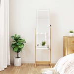 Mirror Jewellery Cabinet with LED Lights Free Standing vidaXL