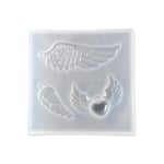 Eliky Crystal Epoxy Resin Mould Angel Wing Mould Casting Silicone Mould