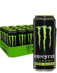 24 stk Monster Energy Original Zero Sugar 500 ml - Sukkerfri Energidrikk - Helt Brett