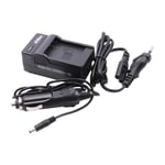 vhbw Câble de chargement, chargeur, adaptateur secteur, socle de chargement, adaptateur voiture inclus pour Panasonic DC-GX880
